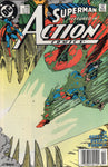 Action Comics #646 Featuring Superman Perez Giffen Art News Stand Variant VF