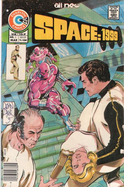 Space: 1999 #3 Early Byrne Art Charlton Bronze Age Sci-Fi Classic VG