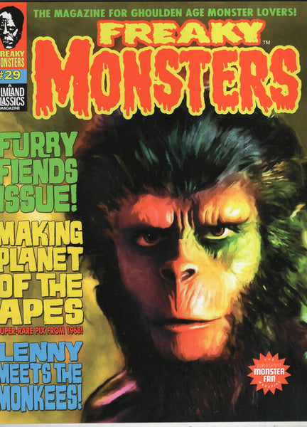 Freaky Monsters #29 Planet Of The Apes! w/ Promo Cards! VFNM