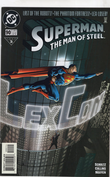 Superman: The Man Of Steel #90 "Last Of The Robots" VFNM