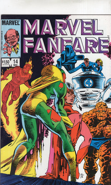 Marvel Fanfare #14 Vision And Scarlet Witch! Original Series FVF