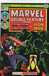 Marvel Double Feature #6 Captain America & Iron Man REPRINT Bronze Age FN