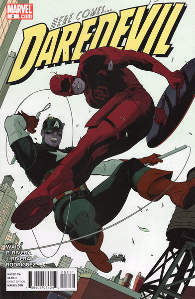 Daredevil #2 Captain America vs The Man Without Fear! HTF VF