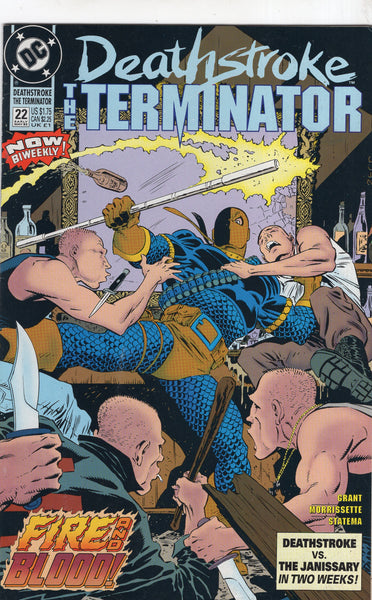 Deathstroke The Terminator #22 "Fire And Blood!" FVF