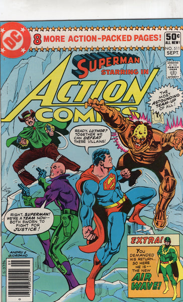 Action Comics #511 Team-Up With Luthor? FN