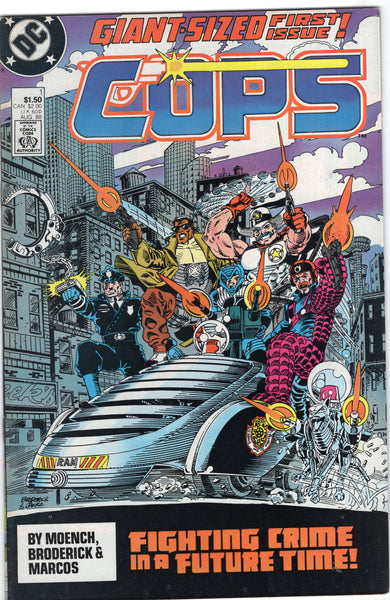 Cops #1 Giant-Sized "Fighting Crime In A Future Time!" HTF VF-