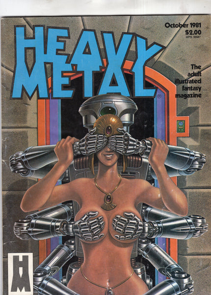 Heavy Metal Magazine October 1981 Mature Readers VGFN