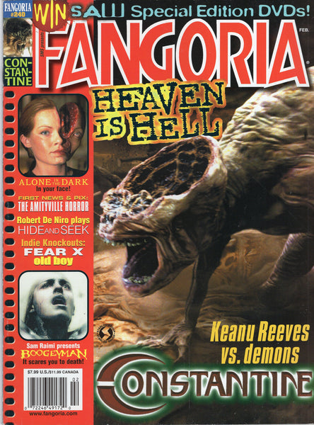 Fangoria #240 Constantine! Heaven Is Hell!! FN