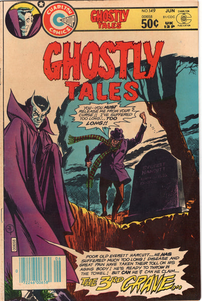Ghostly Tales #149 The 3rd Grave Charlton Horror! FVF
