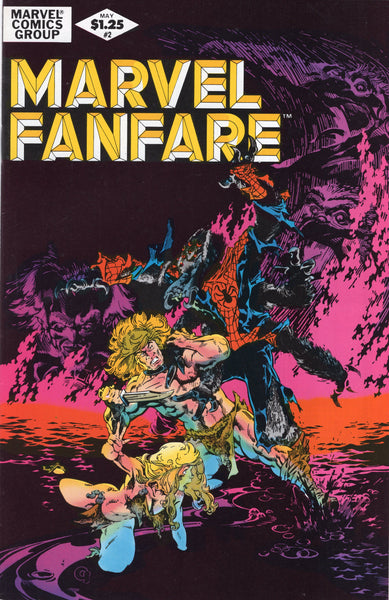 Marvel FanFare #2 Golden Art VF+