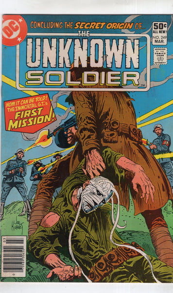 Unknown Soldier #249 Origin Issue! FVF