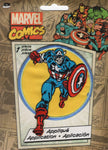 Captain America Iron-On Patch Brand New On Card!