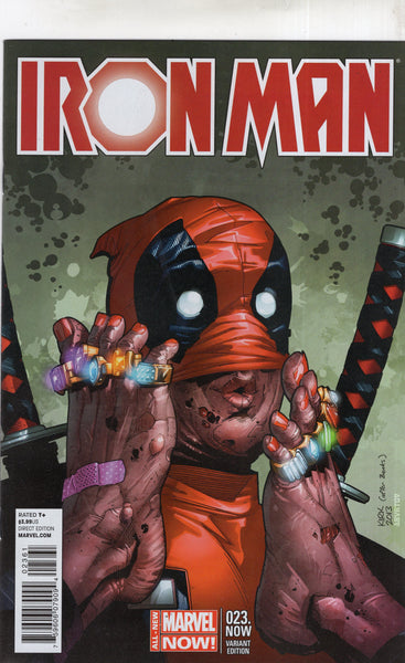 Iron Man 23.Now Deadpool Variant VFNM