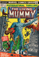 Supernatural Thrillers #5 First Living Mummy! Bronze Age Key Horror Nice Grade FVF