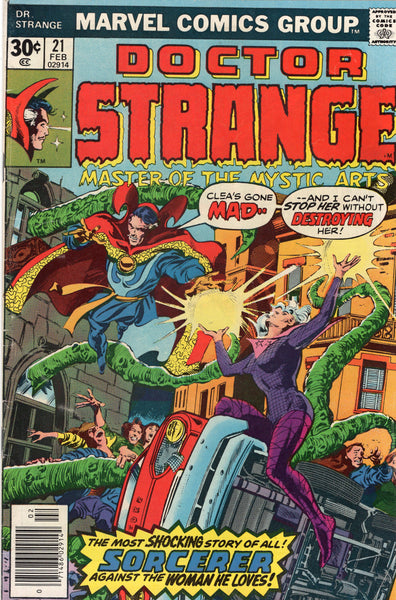 Doctor Strange #21 Clea's Gone Mad! Bronze Age Mystic Shocker VGFN