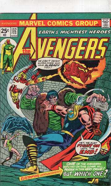 Avengers #132 Legion Of The Unliving and Mantis! Bronze Age Key w/ MVS! FVF