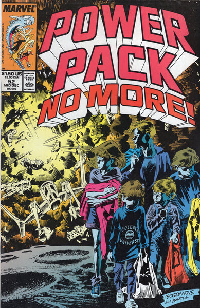 Power Pack #52 No More! HTF Later Issue VGFN