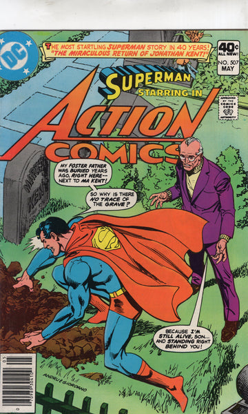 Action Comics #507 "The Miraculous Return Of Jonathan Kent!" FVF