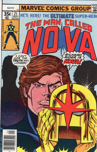 Nova #21 I Can't Hide The Truth Any Longer! Bronze Age VF