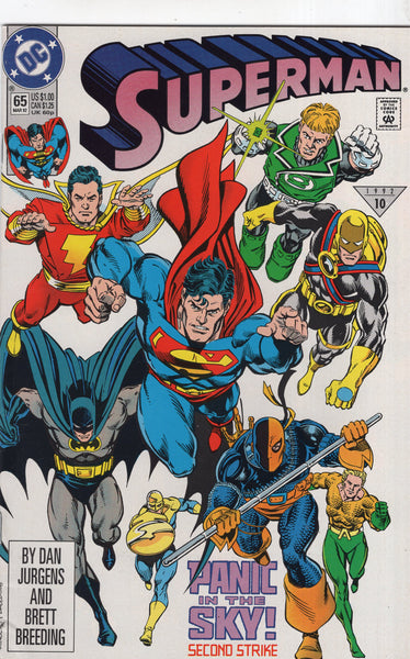 Superman #65 Panic In The Sky! VF-