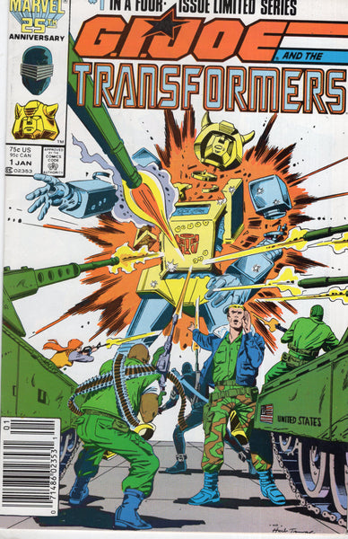 G.I. Joe And The Transformers #1 HTF Newsstand Variant FVF