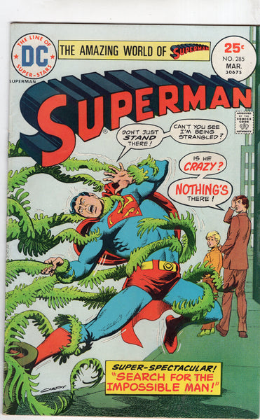 Superman #285 "Is He Crazy?" Bronze Age VGFN