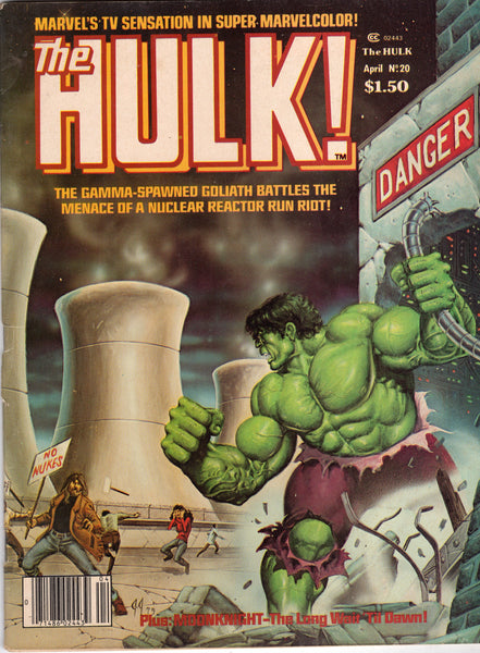 Hulk Magazine #20 Early Color Moonknight GVG