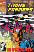 Transformers #80 The Impossible To Find Last Marvel Issue VF