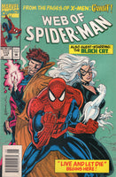 Web Of Spider-Man #113 Black Cat & Gambit? "Live And Let Die" Unbagged News Stand Variant VGFN