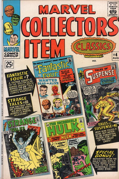 Marvel Collectors Item Classics #4 FNVF