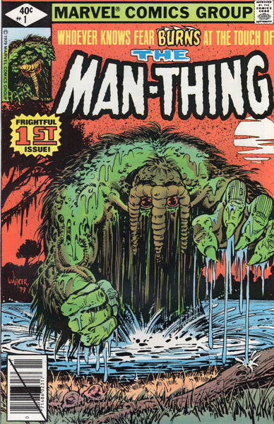 Man-Thing Vol 2 #1 Bronz Age Horror Key VF