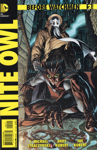 Before Watchmen: Nite Owl #2 Rorschach Joe Kubert Cover Mature Readers VF