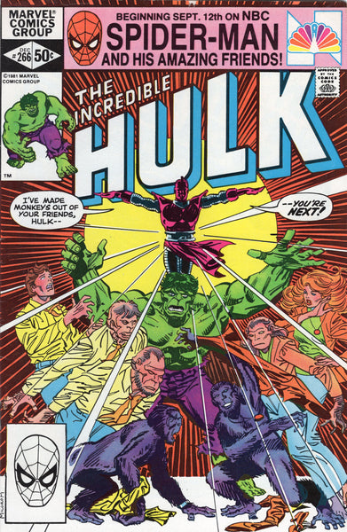 Incredible Hulk #266 The Hulk Goes Ape! FVF