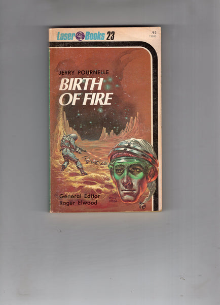 Jerry Pournelle "Birth Of Fire" Vintage SCi-Fi Paperback Kelly Freas Cover Laser Books VG
