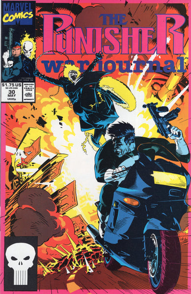 Punisher War Journal #30 Ghost Rider! VFNM