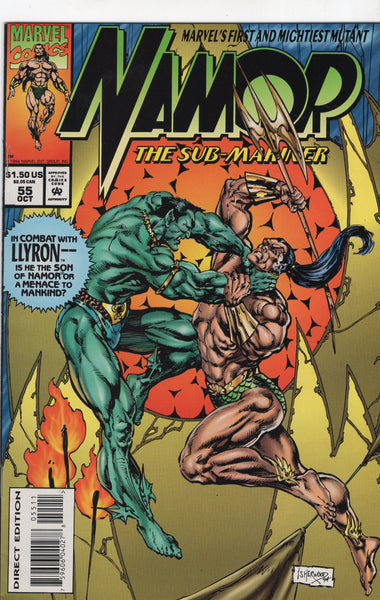Namor, The Sub-Mariner #55 The Son Of Namor? HTF Later Issue VF