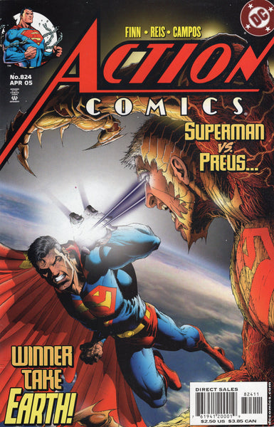 Action Comics #824 Superman vs. Preus VF