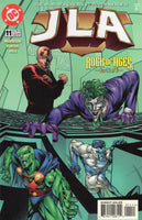 JLA #11 Hostile Takeover! Joker, Luthor and the Rest Of The Gang NM-