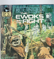 Star Wars Return Of The Jedi The Ewoks Fight Back! Book And Record Set Complete Buena Vista Records  VGFN