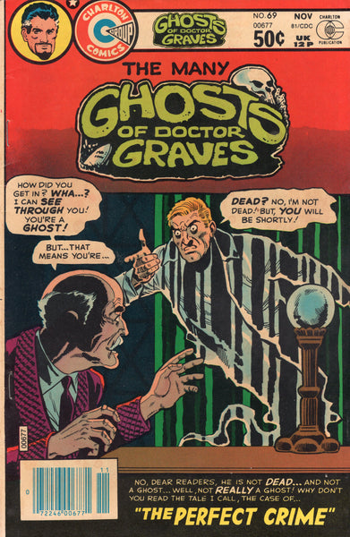Many Ghosts Of Doctor Graves #69 HTF Charlton Horror FVF