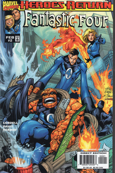 Fantastic Four #2 Heroes Return Alan Davis Art VFNM