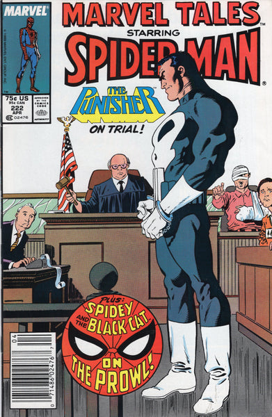 Marvel Tales #222 The Punisher On Trial! Newsstand Variant VF