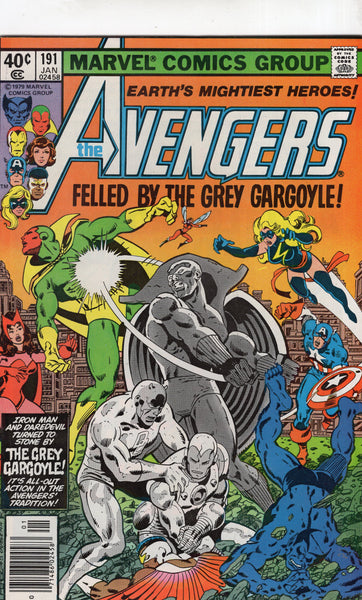 Avengers #191 Felled By The Grey Gargoyle! Bronze Age Byrne Art FVF