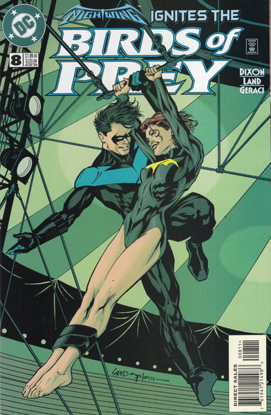 Birds Of Prey #8 Nightwing And Batgirl! Modern Key! NM-