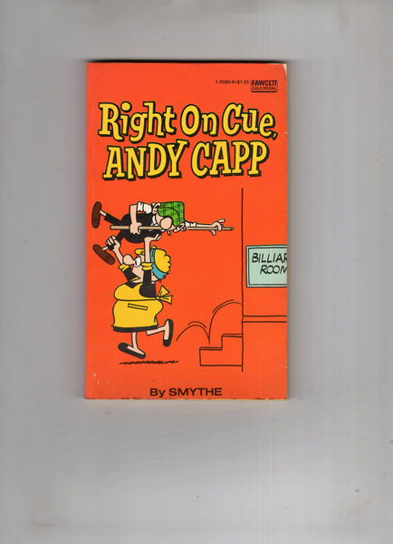 Right On Cue, Andy Capp Vintage Softcover Fawcett 1976 FN