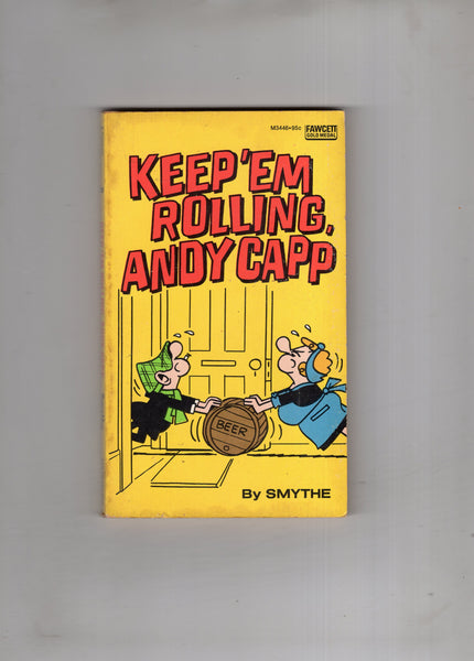 Keep 'Em Rolling, Andy Capp Vintage Paperback Fawcett 1976 VGFN