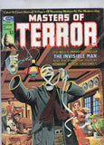 Masters Of Terror #2 Marvel Bronze Age Magazine H.G. Wells' The Invisible Man Plus... VG