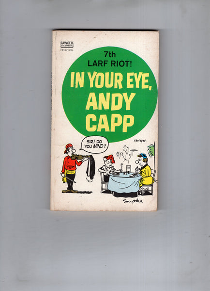 In Your Eye, Andy Capp Vintage Humor Paperback Fawcett 1967 VGFN
