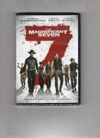 The Magnificent Seven DVD Newer Remake Denzel Washington, Chris Pratt... Sealed New