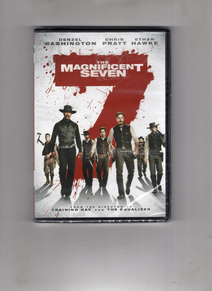 The Magnificent Seven DVD Newer Remake Denzel Washington, Chris Pratt... Sealed New
